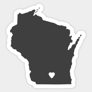 Wisconsin Love Sticker